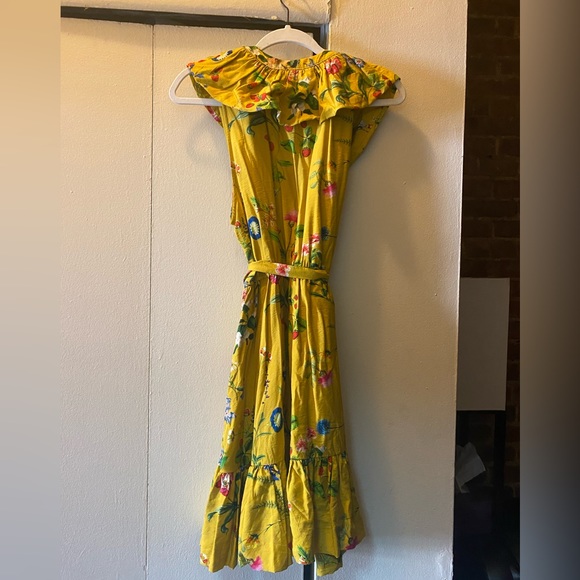 🌼 Anthropologie • Maeve • Floral Faux Wrap Dress - Large (worn once) - Picture 4 of 8